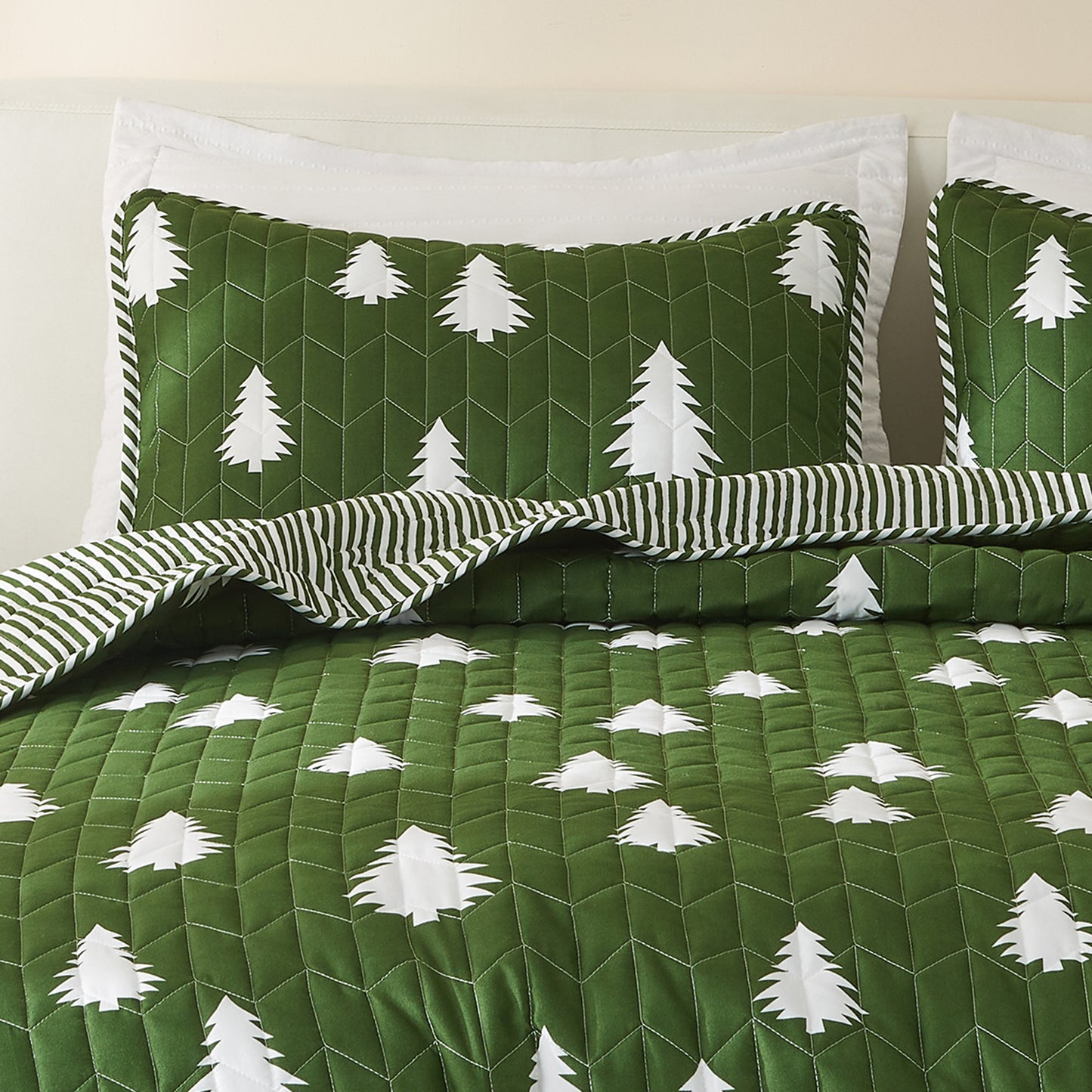 3 Piece Lodge Printed Quilt - Arrowhead