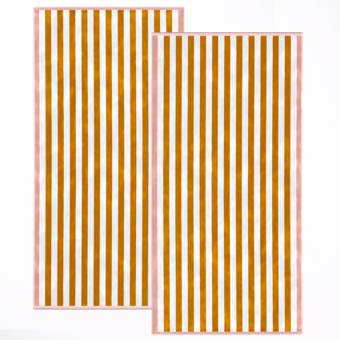 Oversized Striped Border Cabana Beach Towel - Santa Cruz
