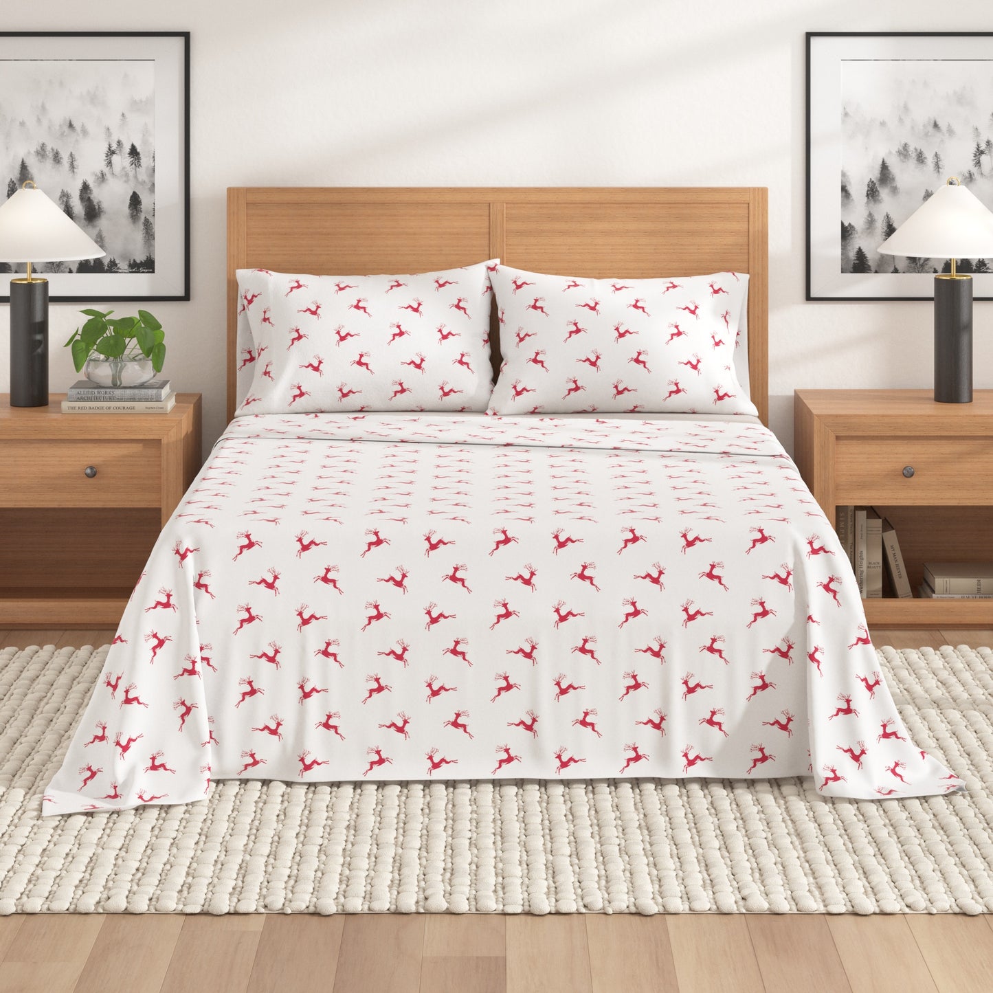 4-Piece Turkish Cotton Flannel Sheet - Whittaker Collection