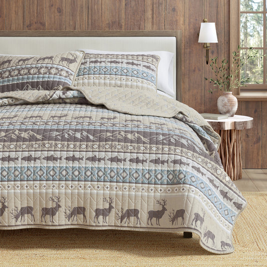 3-Piece Lodge Quilt - Yosemite Collection