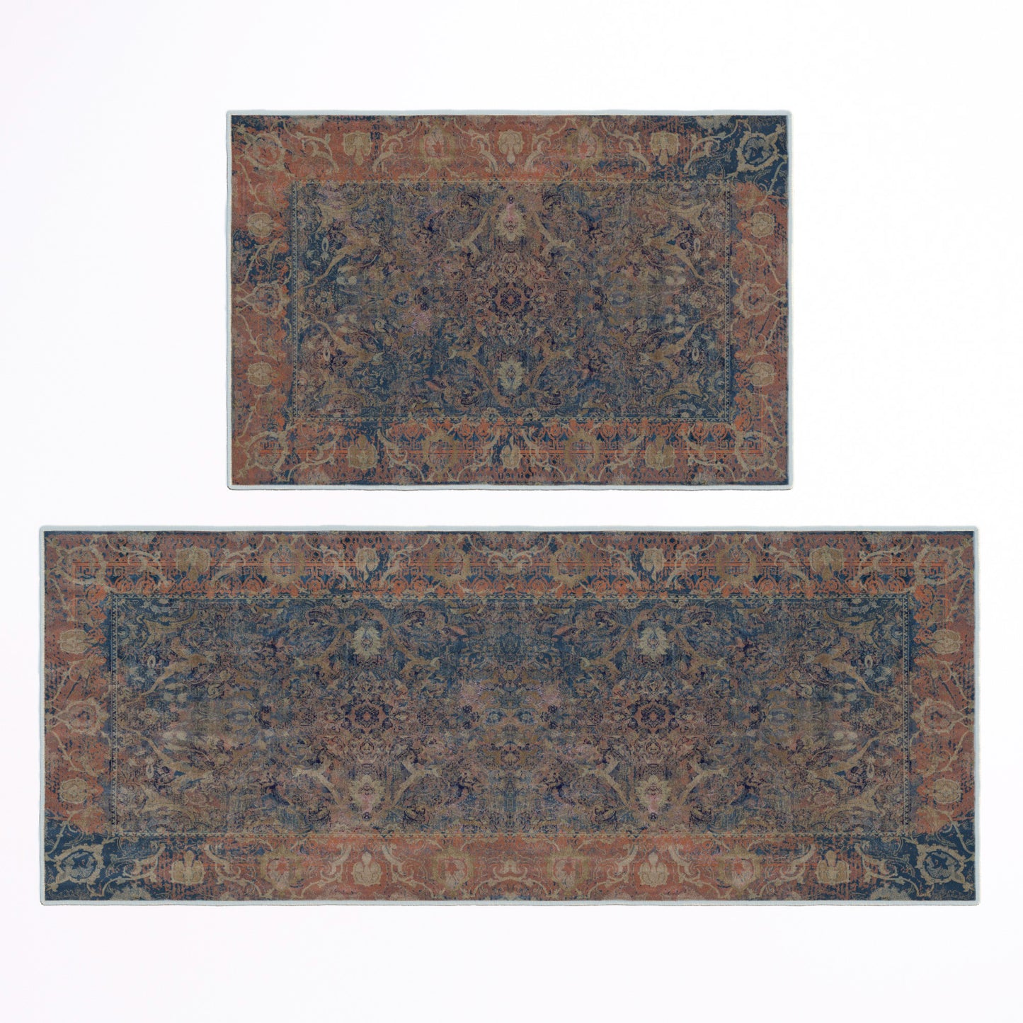 Ultra Soft Distressed Boho Inspired Machine Washable Area Rug
