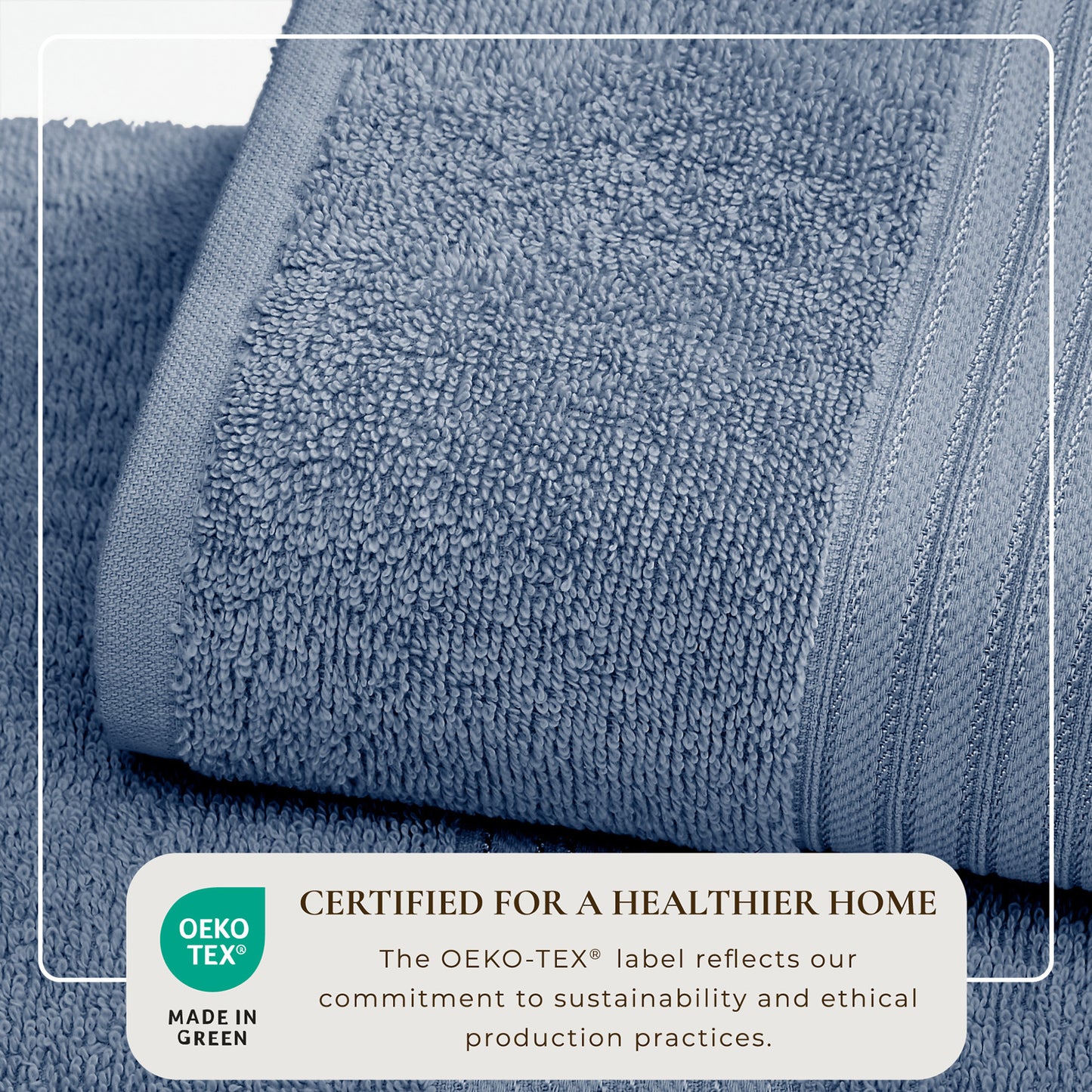 4 Pack Cotton Bath Towels - Cooper Collection