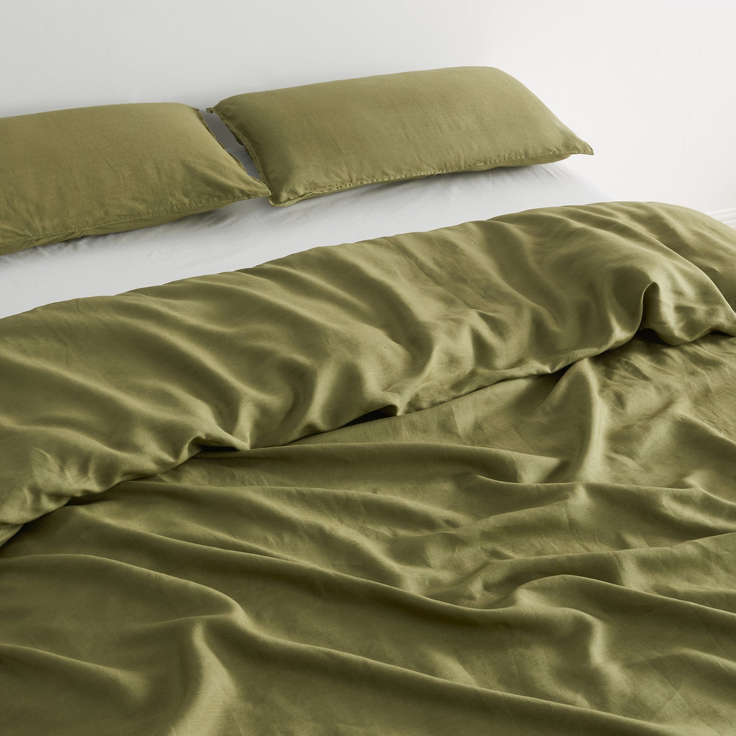 100% European Flax Linen Pillowcase Sham Set