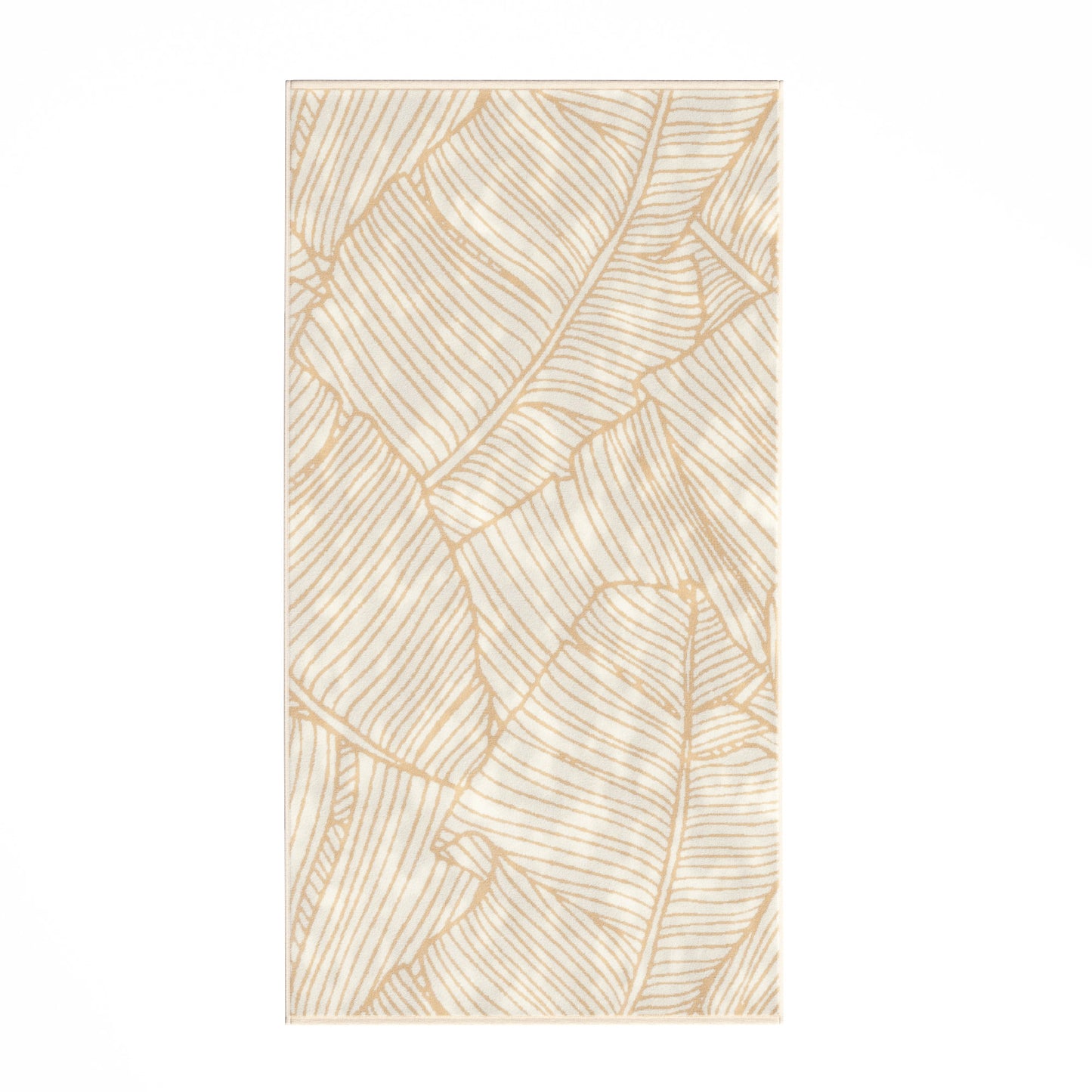 Oversized Retro Printed Beach Towel - St. Barts Collection