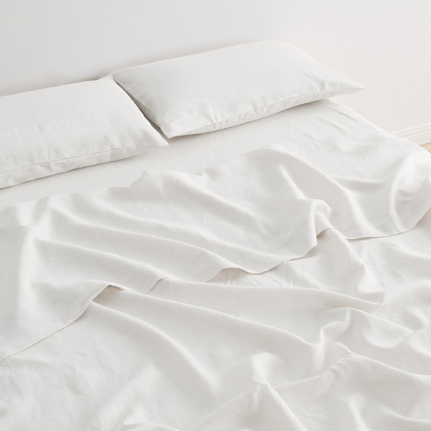 100% Pima Cotton Percale Pillowcase Sham Set
