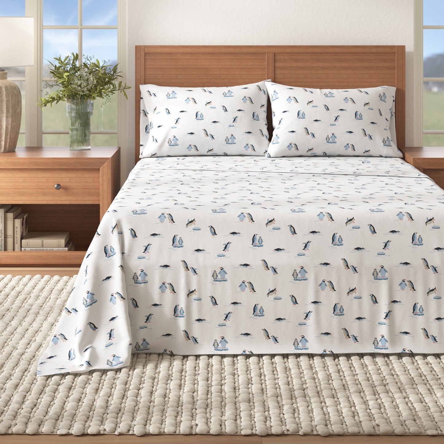 4-Piece Turkish Cotton Flannel Sheet - Lakeview Collection