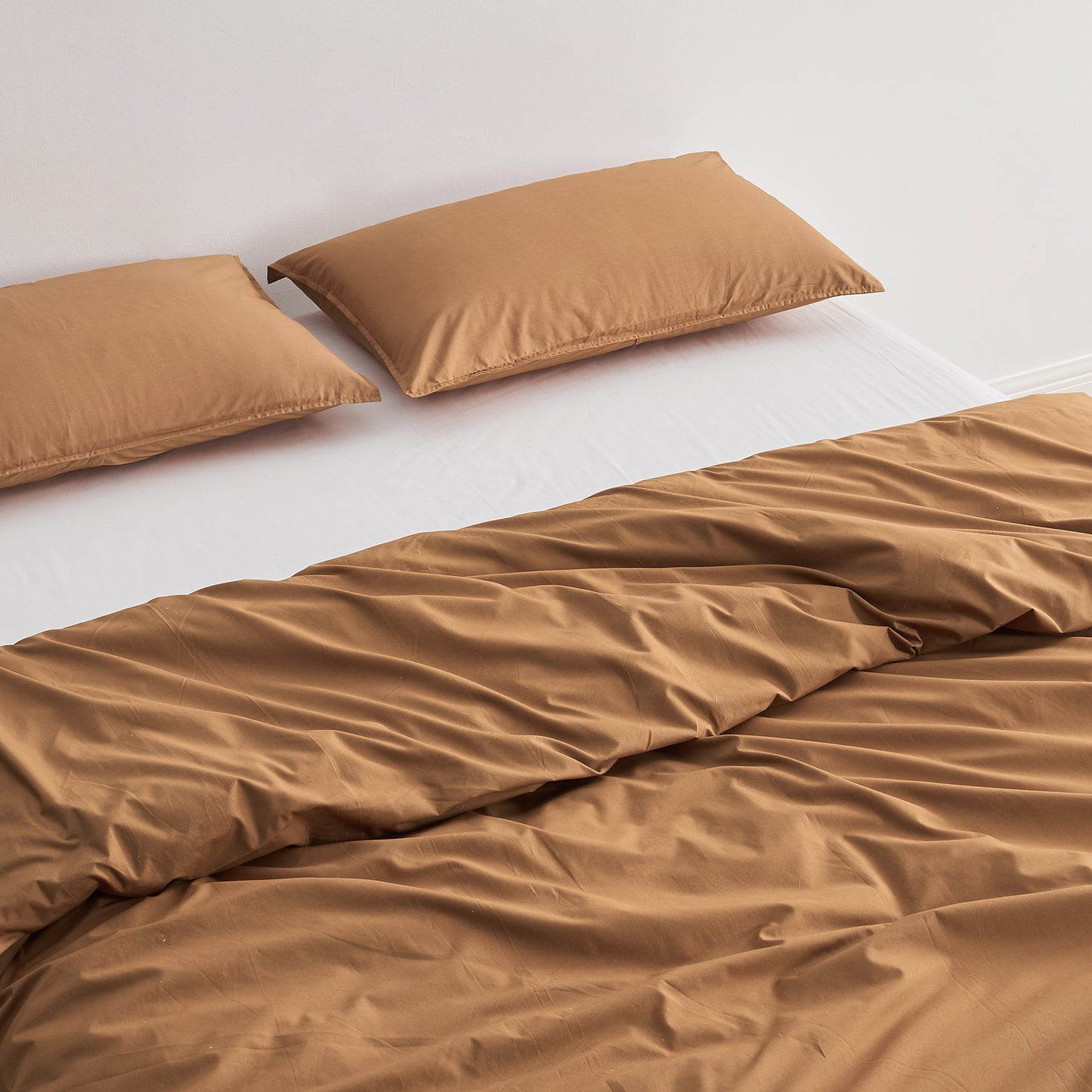 100% Pima Cotton Percale Pillowcase Sham Set