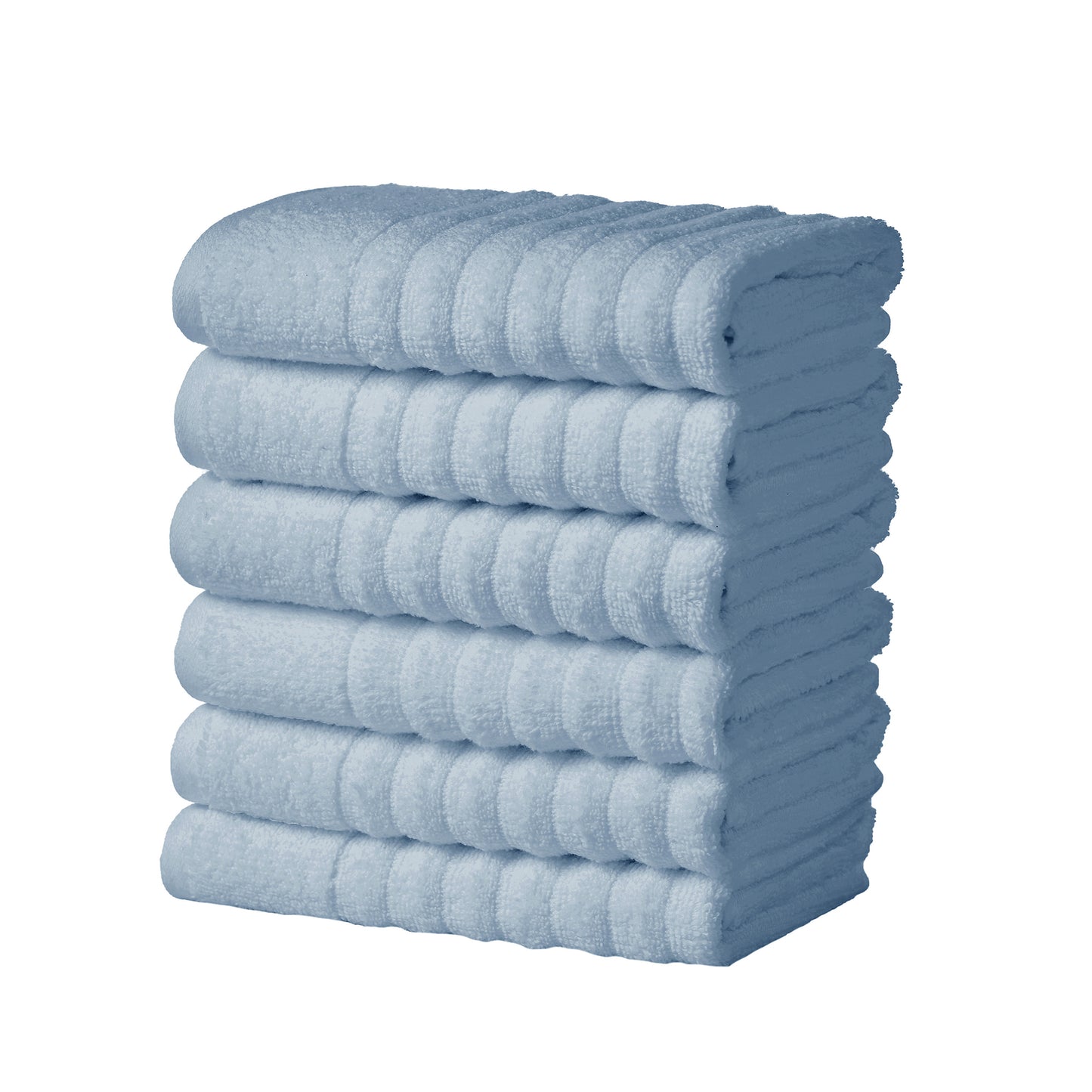 6 Pack Combed Cotton Hand Towels - Karina Collection