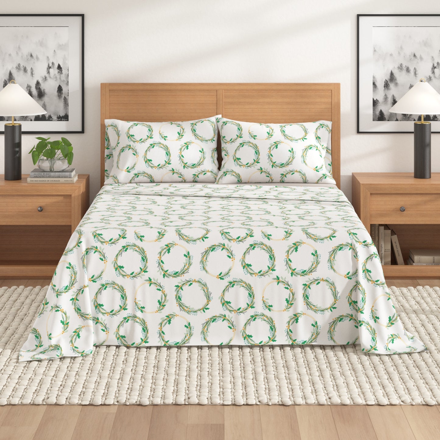 4-Piece Turkish Cotton Flannel Sheet - Lakeview Collection