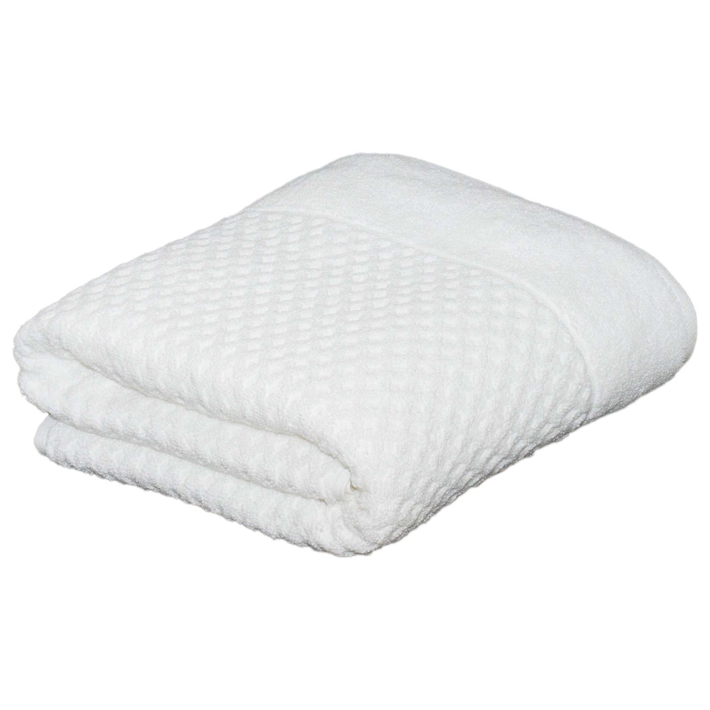 Cotton Diamond Waffle Weave Bath Towel Set - Grayson Collection