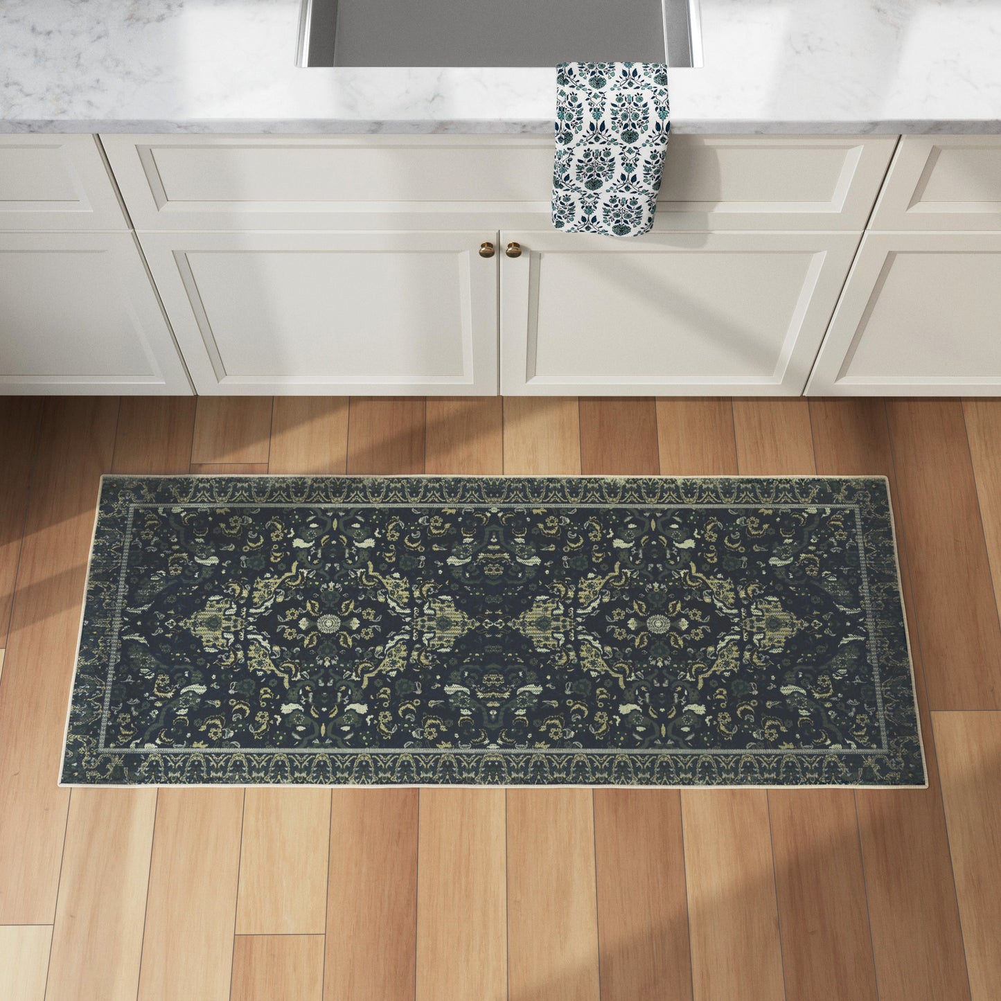 Ultra Soft Distressed Boho Inspired Machine Washable Area Rug