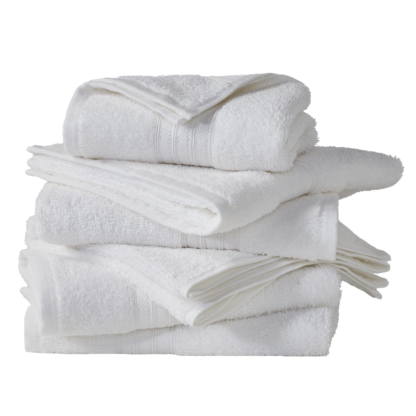 6 Pack Cotton Hand Towels - Cooper Collection