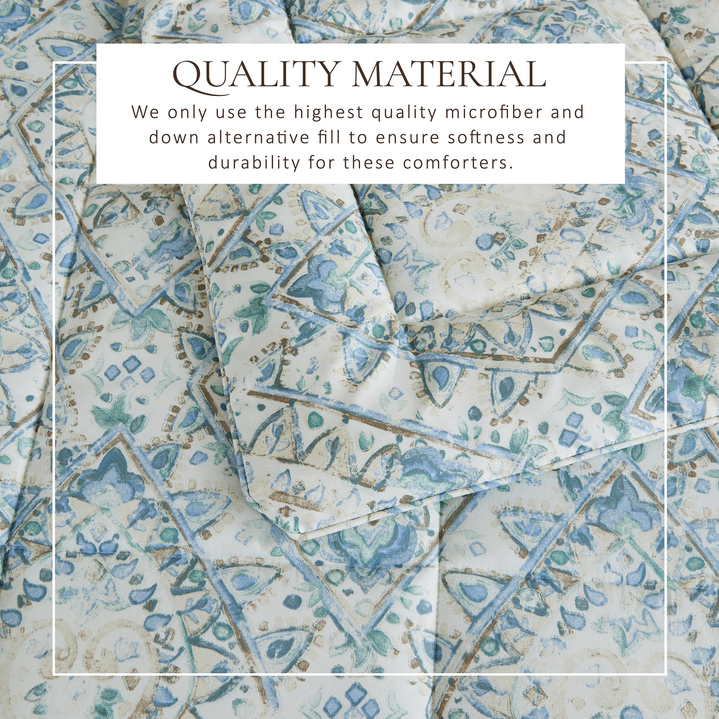 Reversible Christmas Comforter and Sham Set - Holiday / Lodge Odette Collection