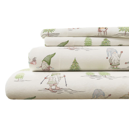 Turkish Cotton Flannel Sheet Set - Elevated Holiday Collection