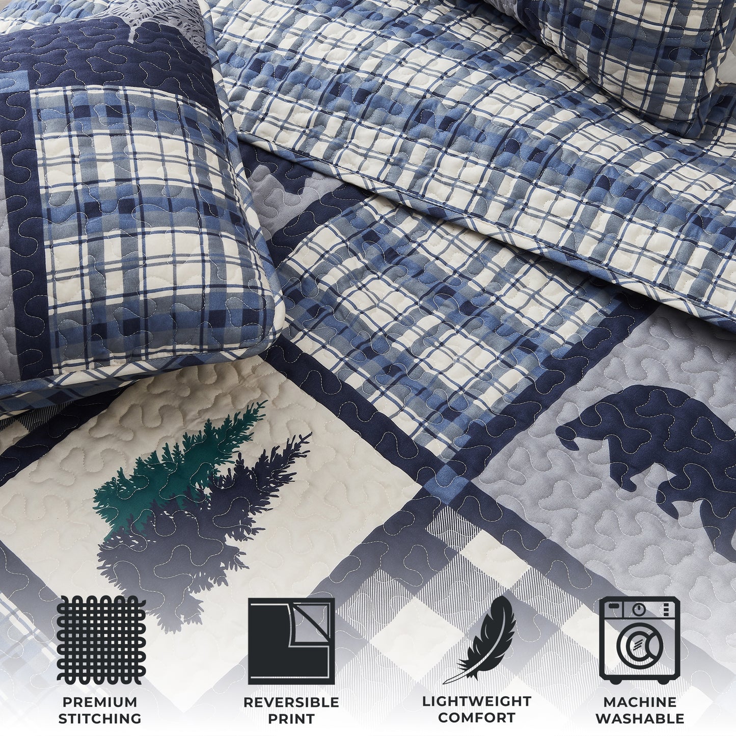 3-Piece Lodge Quilt - Stonehurst Collection