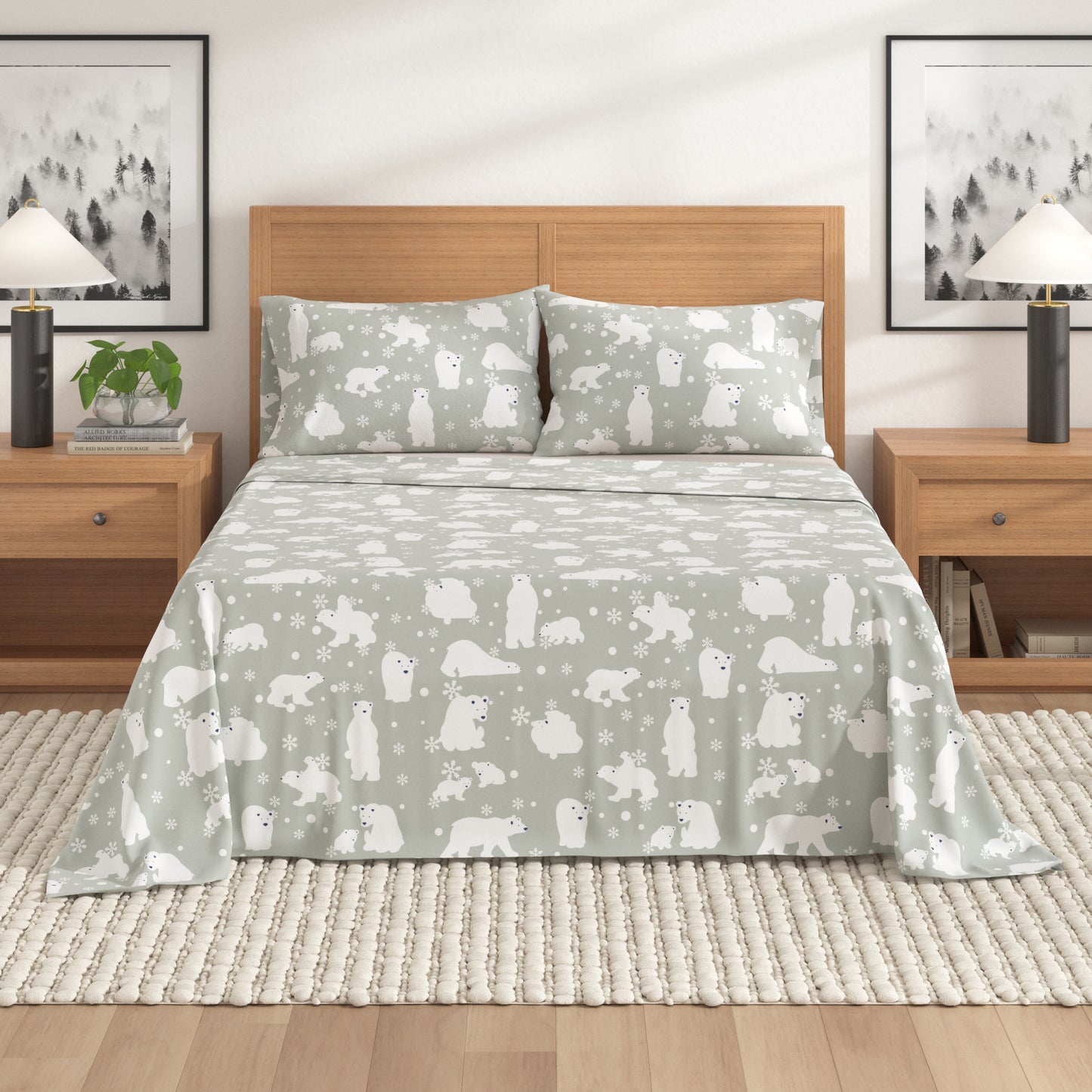 4-Piece Turkish Cotton Flannel Sheet - Stratton Collection