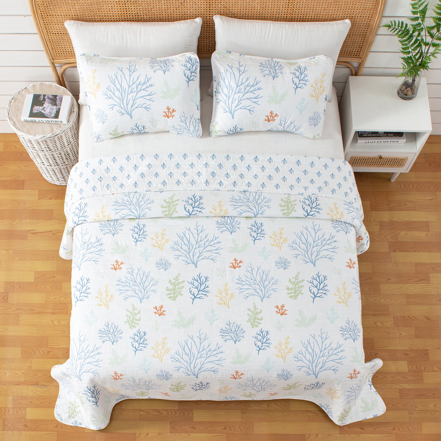 3-Piece Coastal Quilt - Maldives Collection