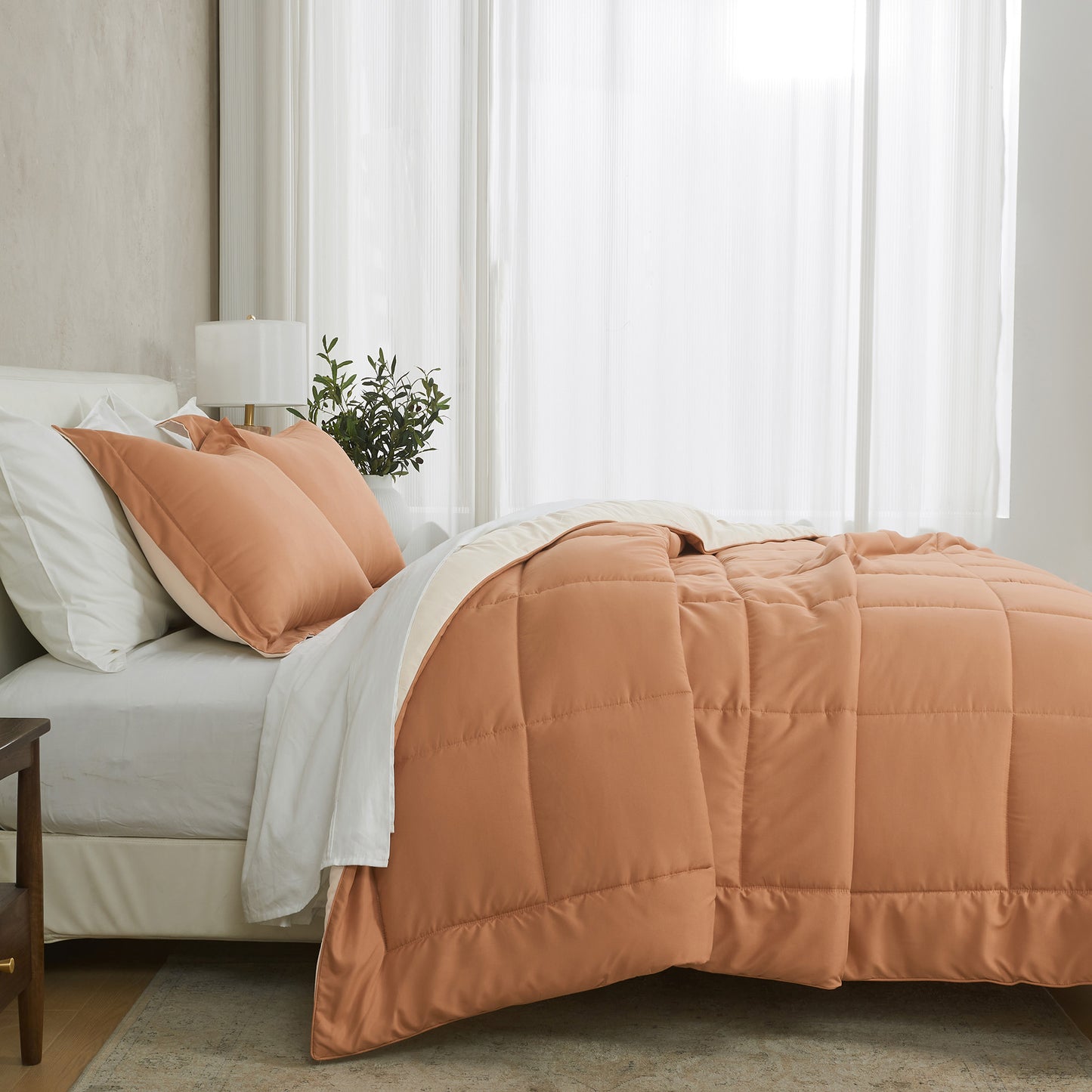 Microfiber Comforter Set with Shams