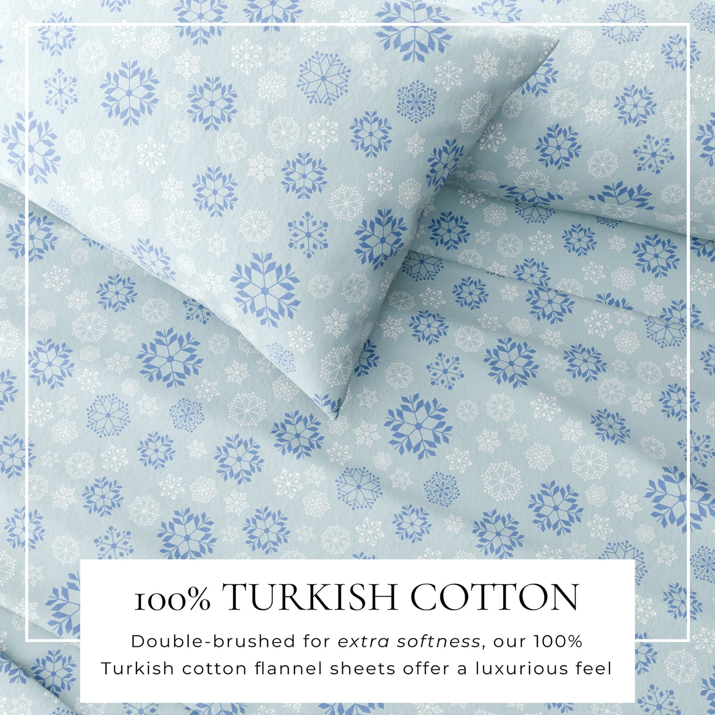 4-Piece Turkish Cotton Flannel Sheet - Stratton Collection