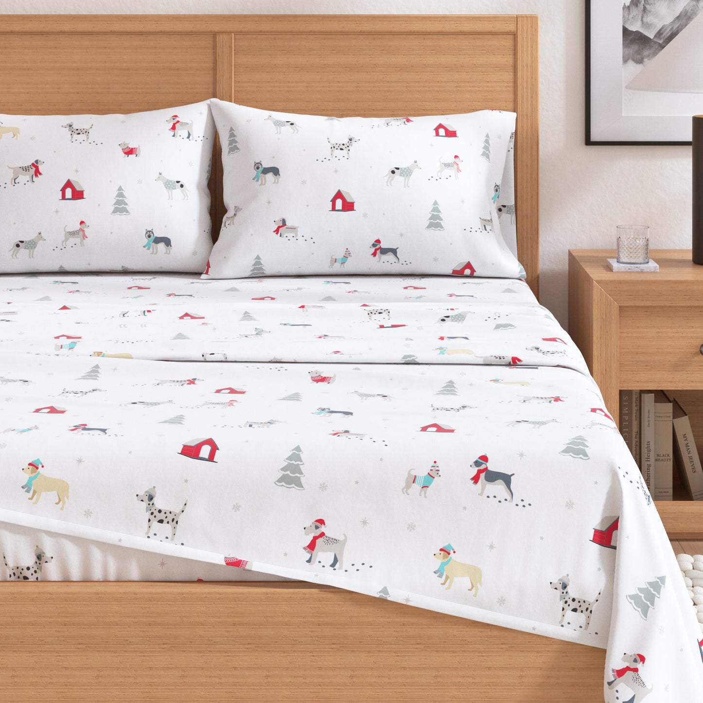 4-Piece Turkish Cotton Flannel Sheet - Whittaker Collection