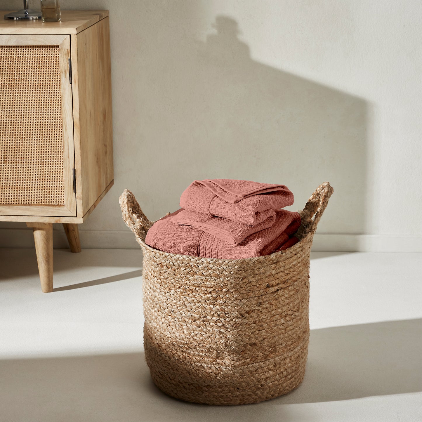 6 Pack Cotton Hand Towels - Cooper Collection