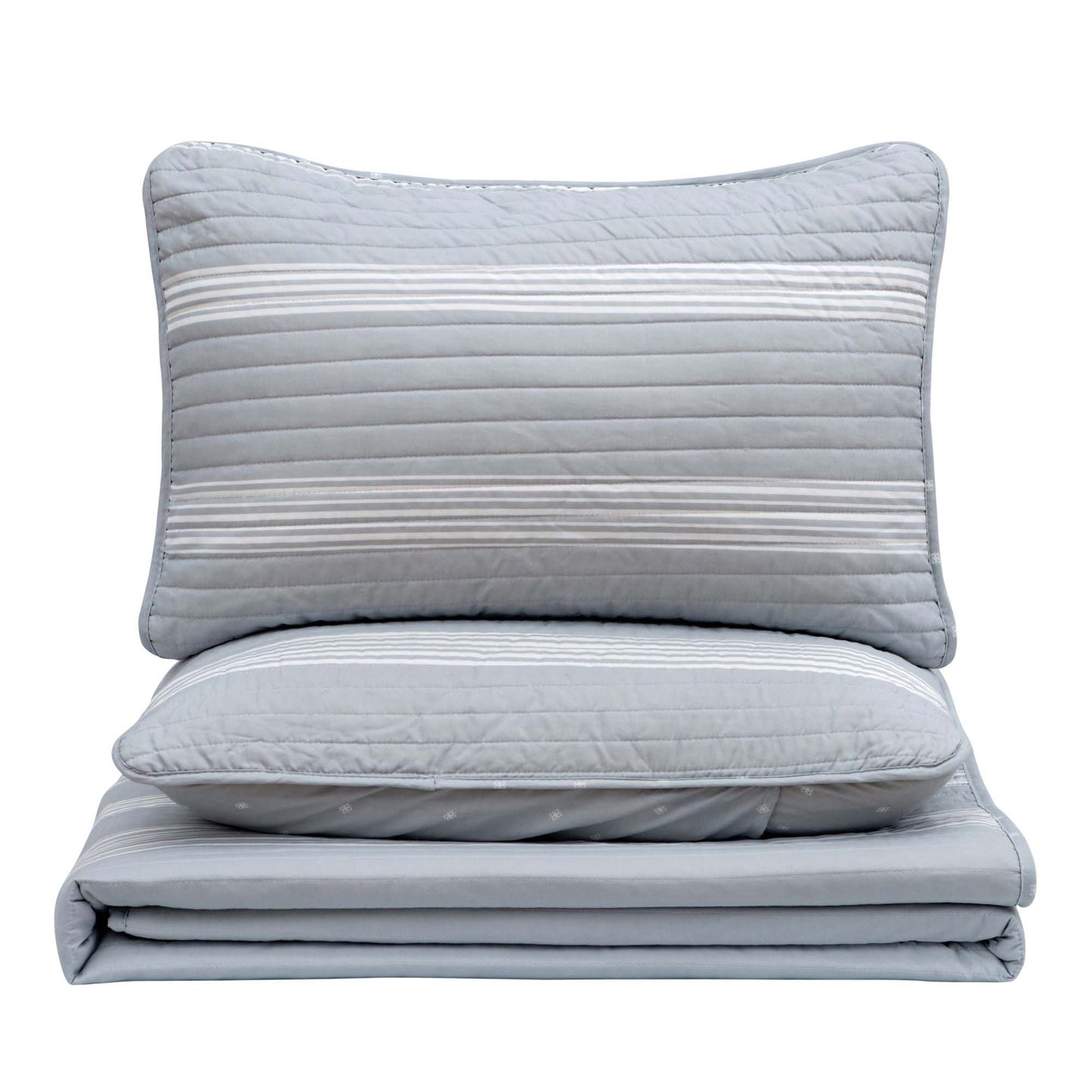 3-Piece Stripe Quilt - Madelina Collection