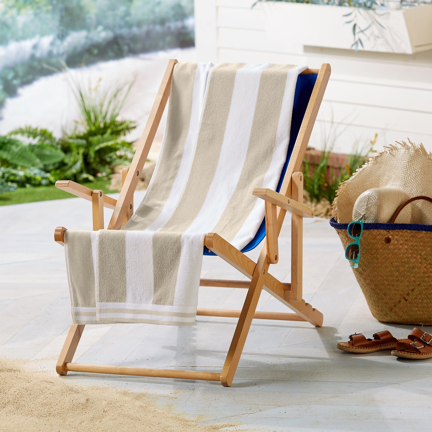 Striped Cabana Beach Towel - Edgartown Collection