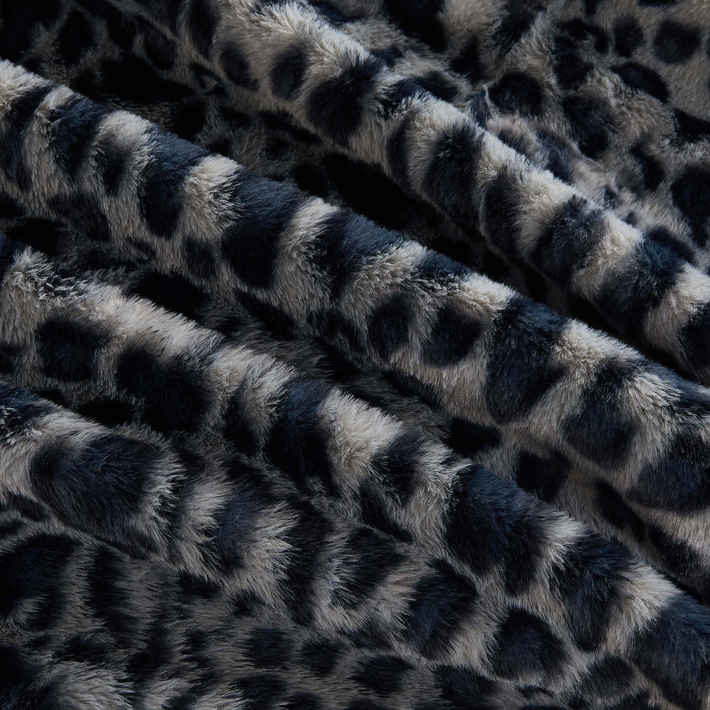 Faux Fur Printed Throw Blanket - Aaliyah Collection