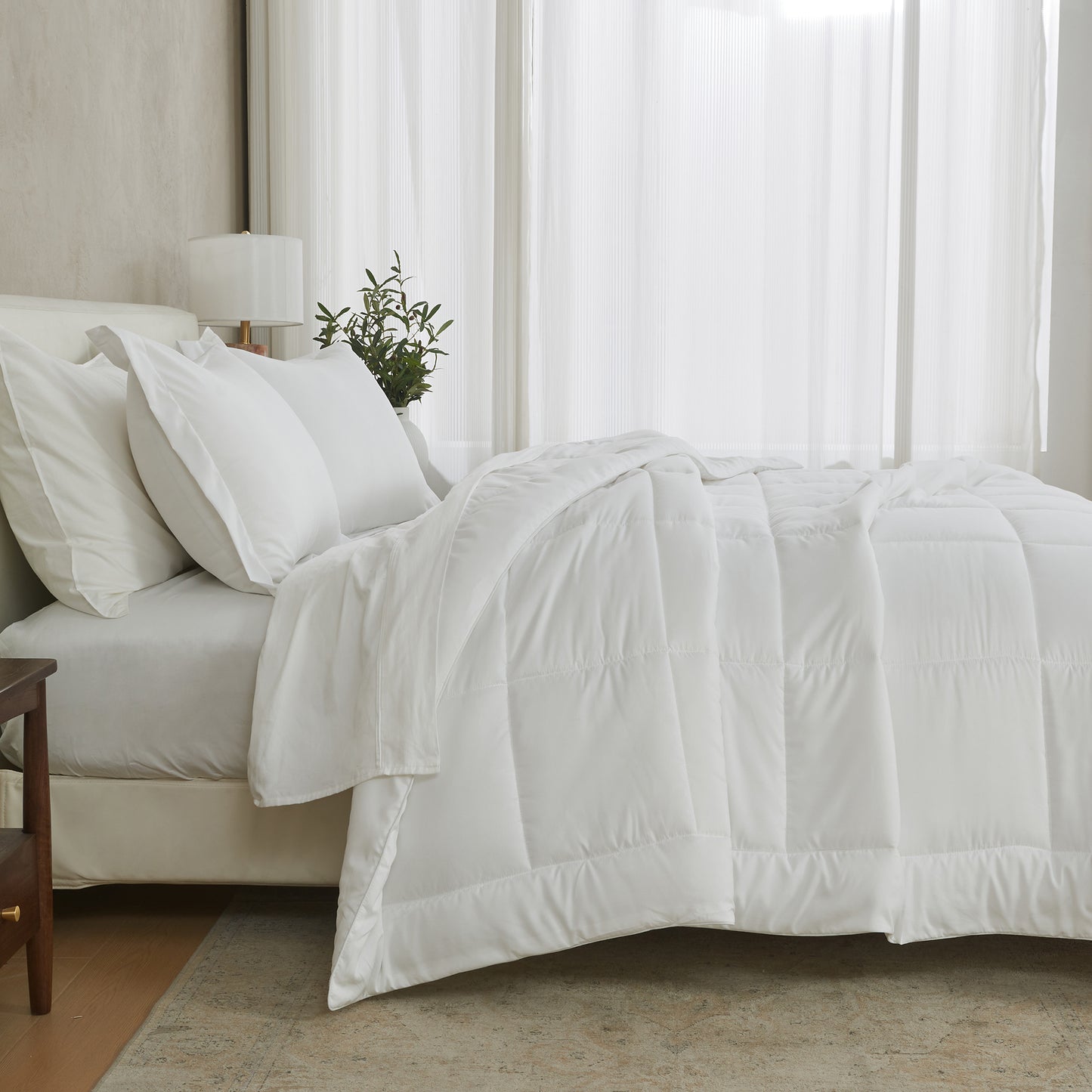 Microfiber Comforter Set with Shams