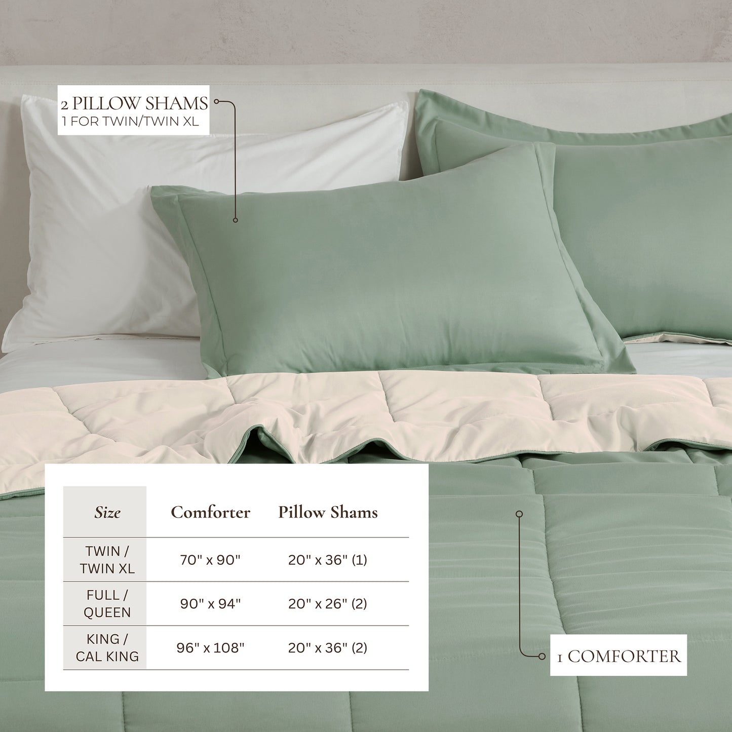 Reversible Christmas Comforter and Sham Set - Holiday / Lodge Odette Collection