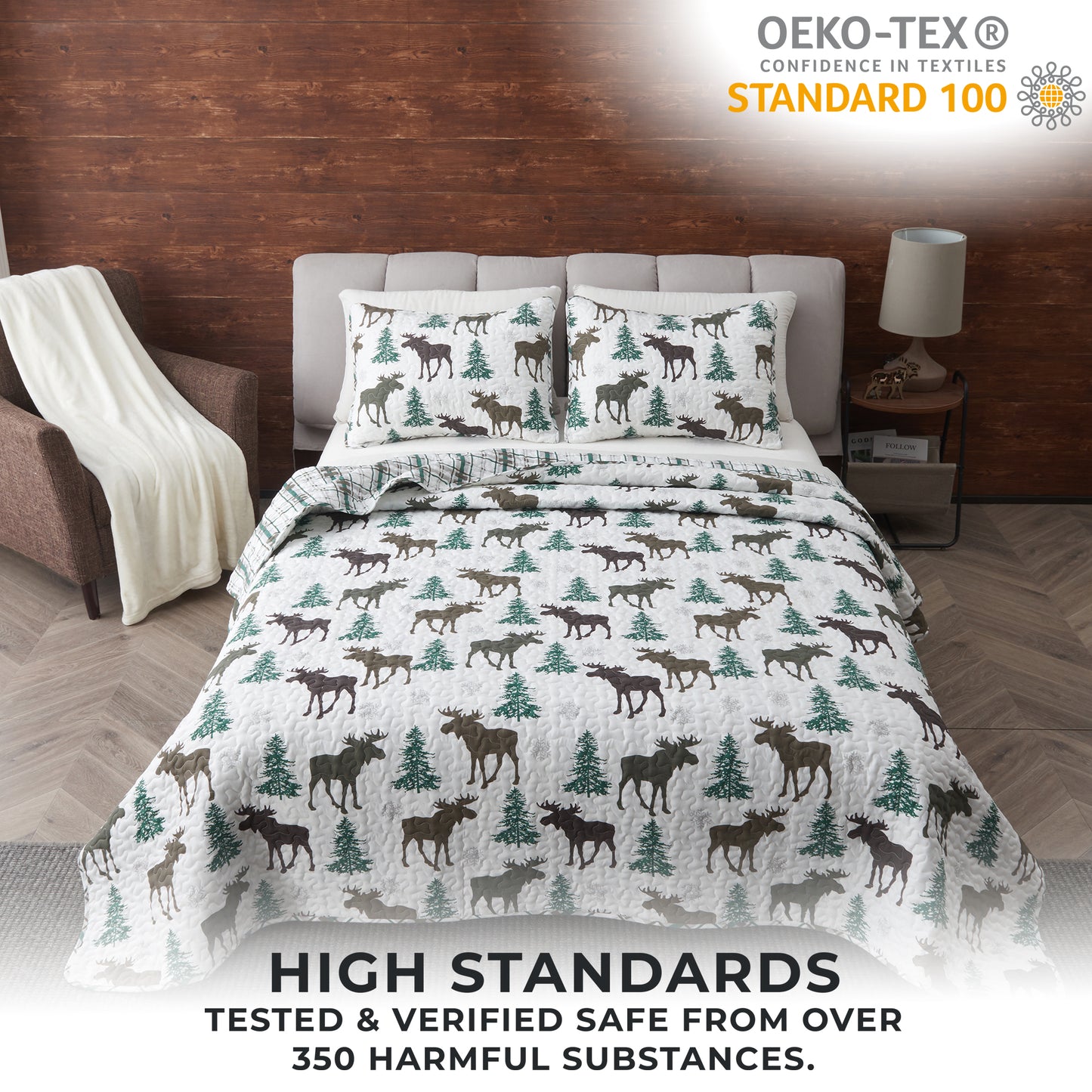 3-Piece Lodge Quilt - Wilderness Collection