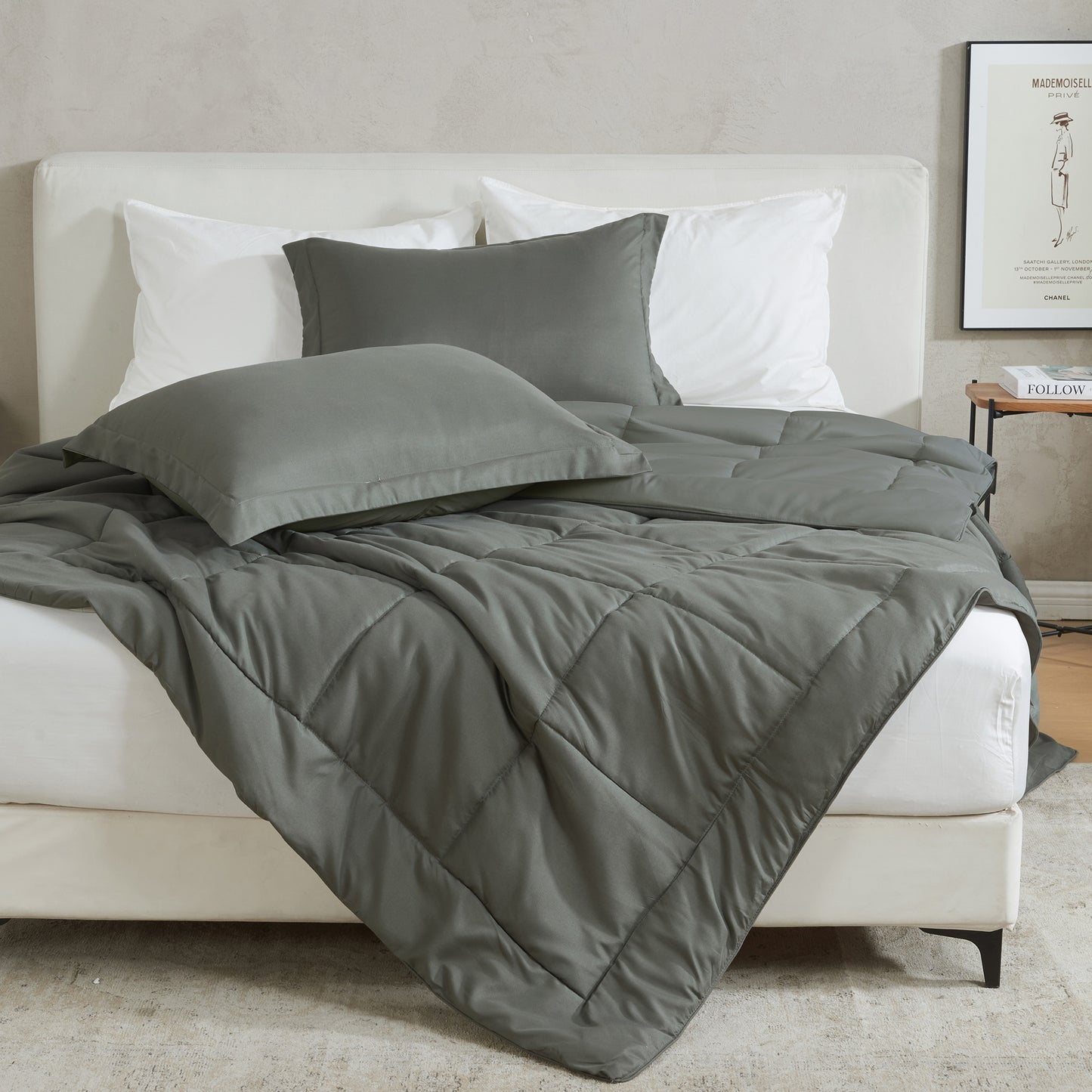 Reversible Christmas Comforter and Sham Set - Holiday / Lodge Odette Collection
