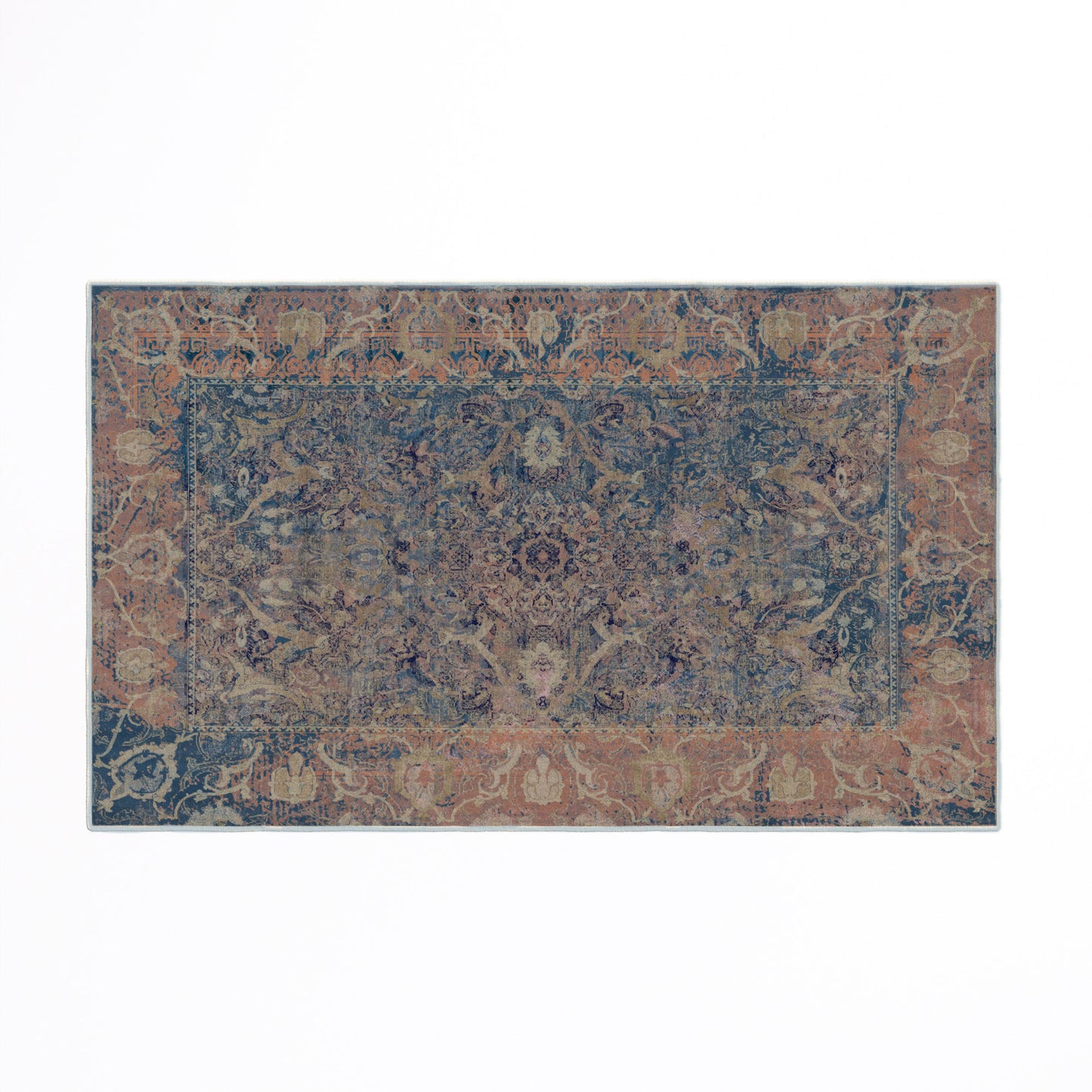 Ultra Soft Distressed Boho Inspired Machine Washable Area Rug