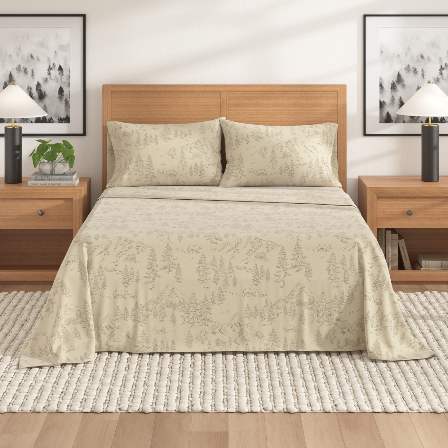4-Piece Turkish Cotton Flannel Sheet - Stratton Collection