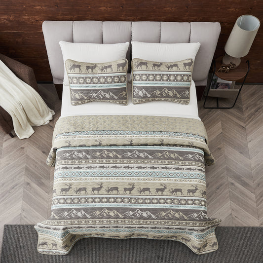 3-Piece Lodge Quilt - Yosemite Collection