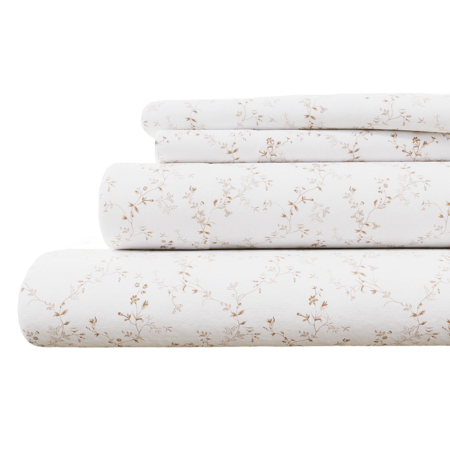 Turkish Cotton Flannel Sheet Set - Winter Floral Collection