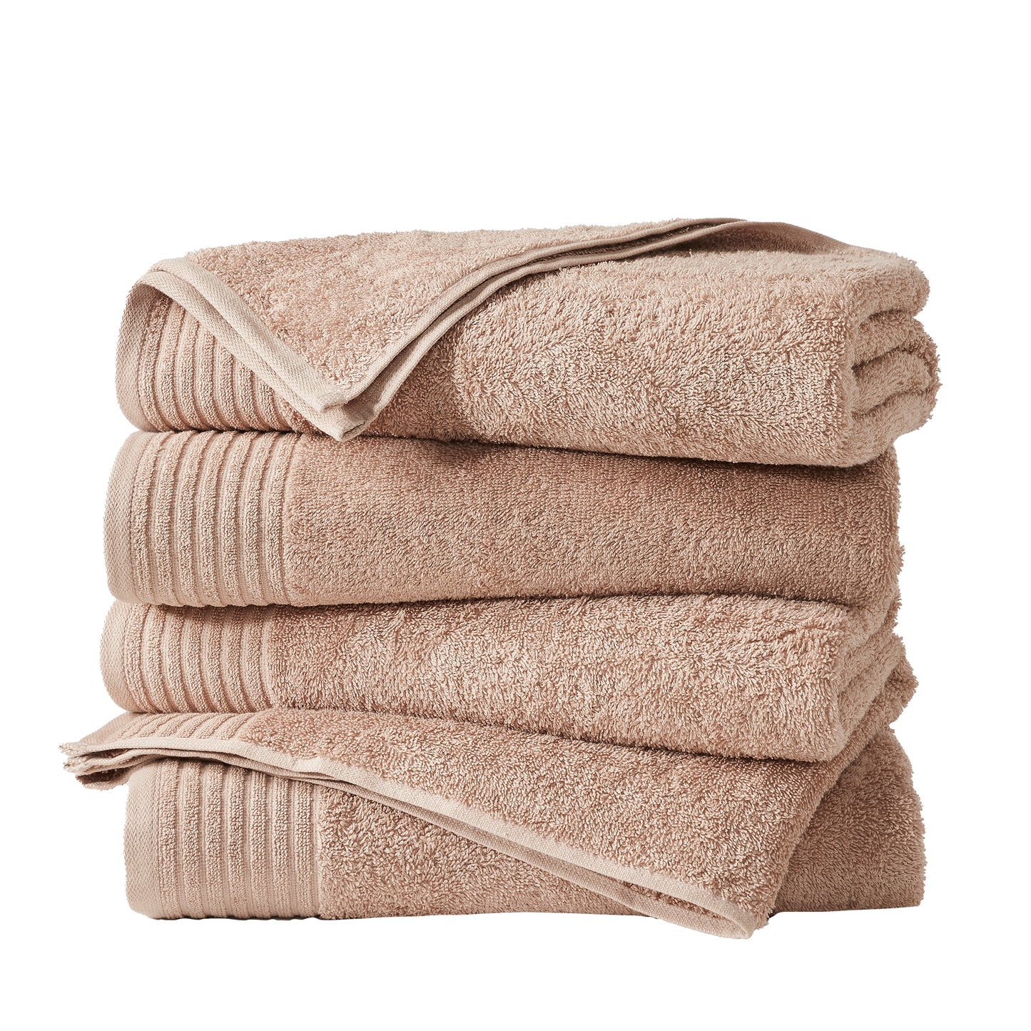 4 Pack Cotton Bath Towels - Kasper Collection