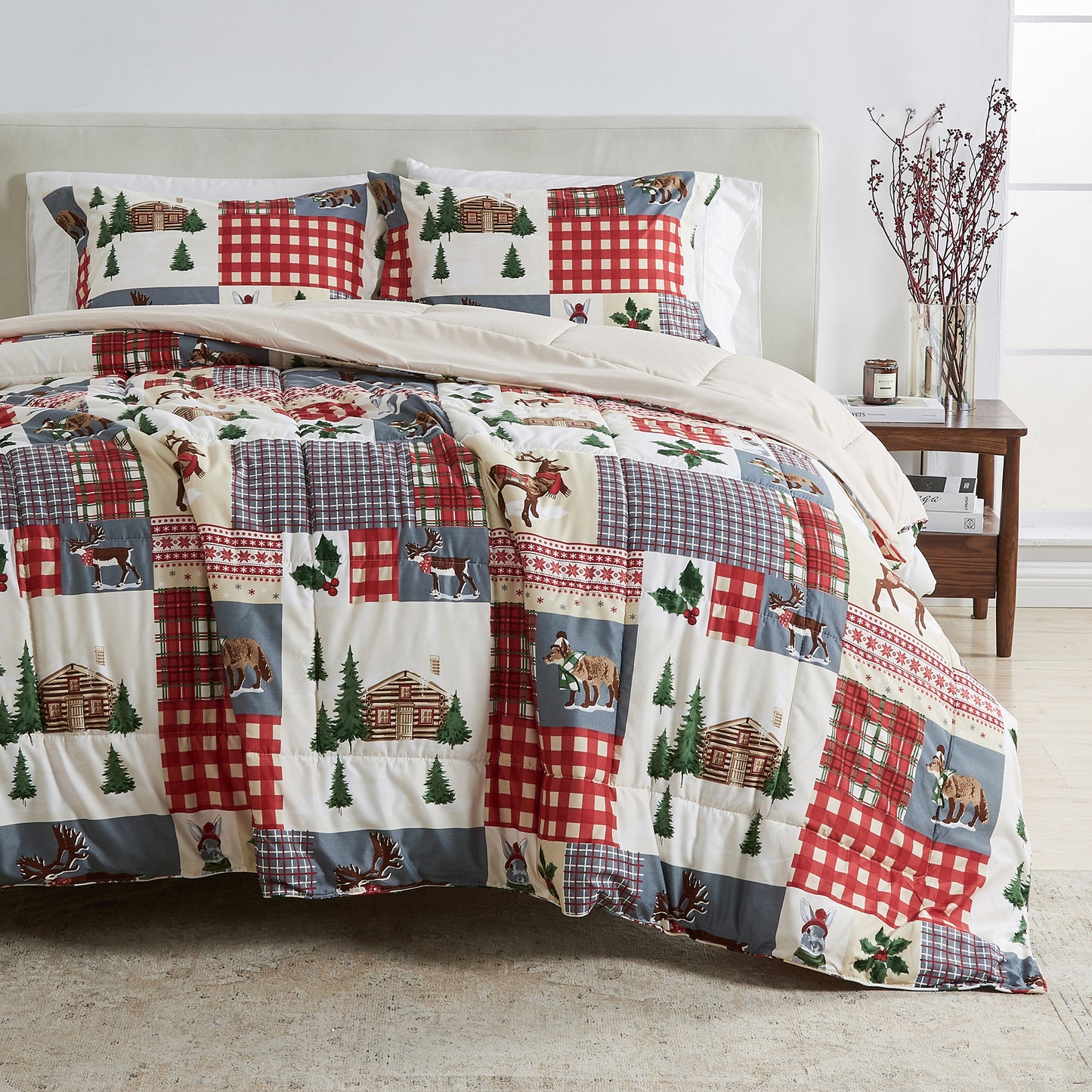 Microfiber Comforter Set with Shams