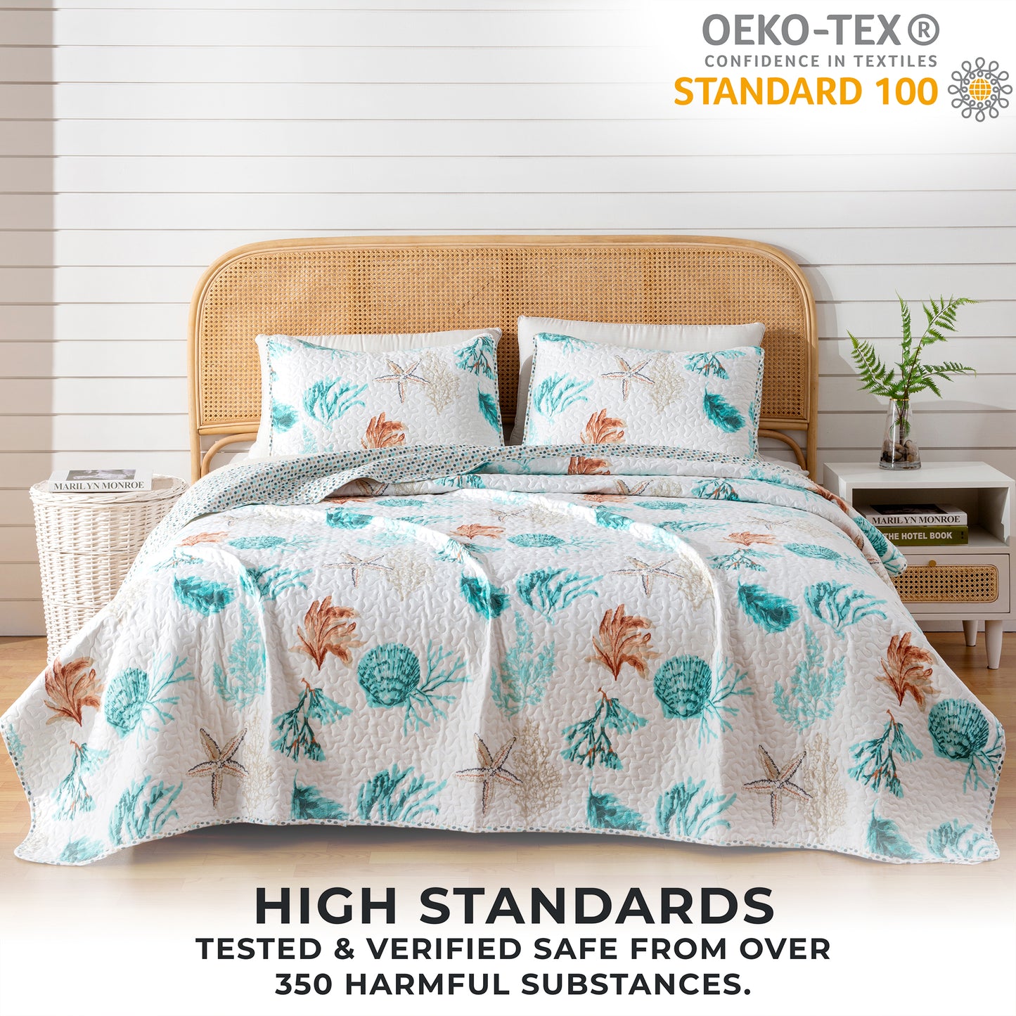 Key West Collection Coastal Quilt Set
