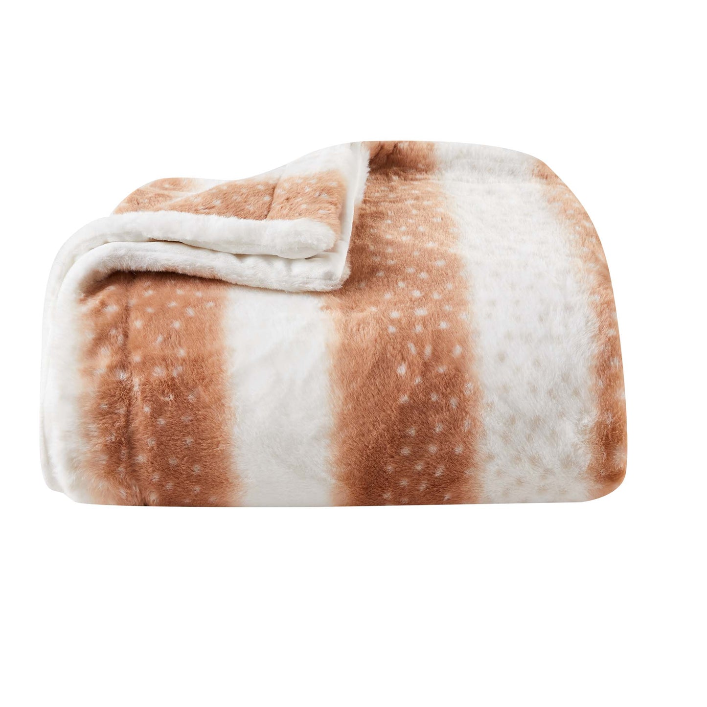 Faux Fur Printed Throw Blanket - Aaliyah Collection