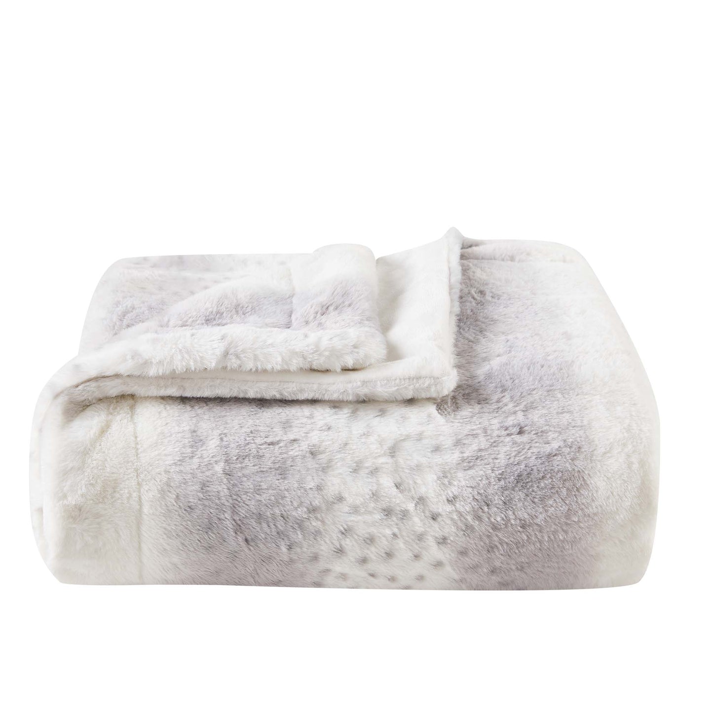 Faux Fur Printed Throw Blanket - Aaliyah Collection