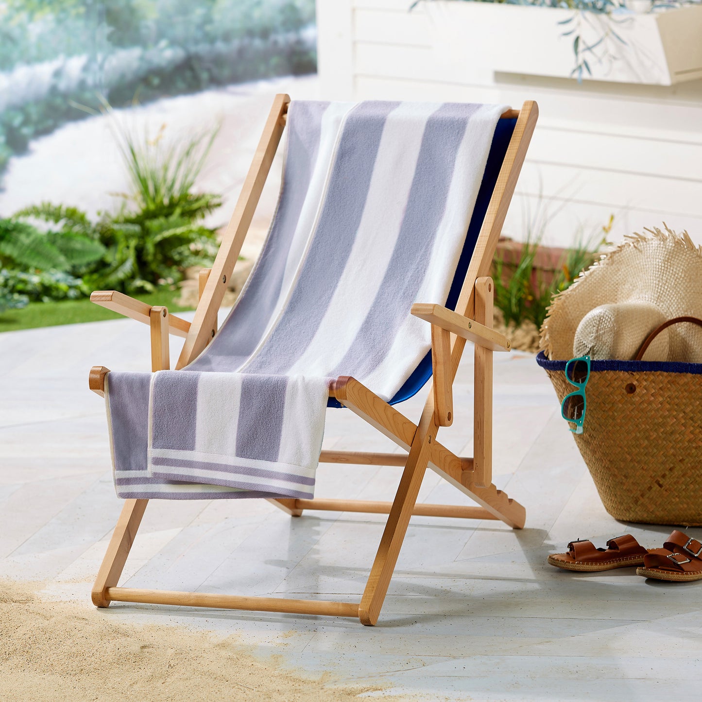 Striped Cabana Beach Towel - Edgartown Collection