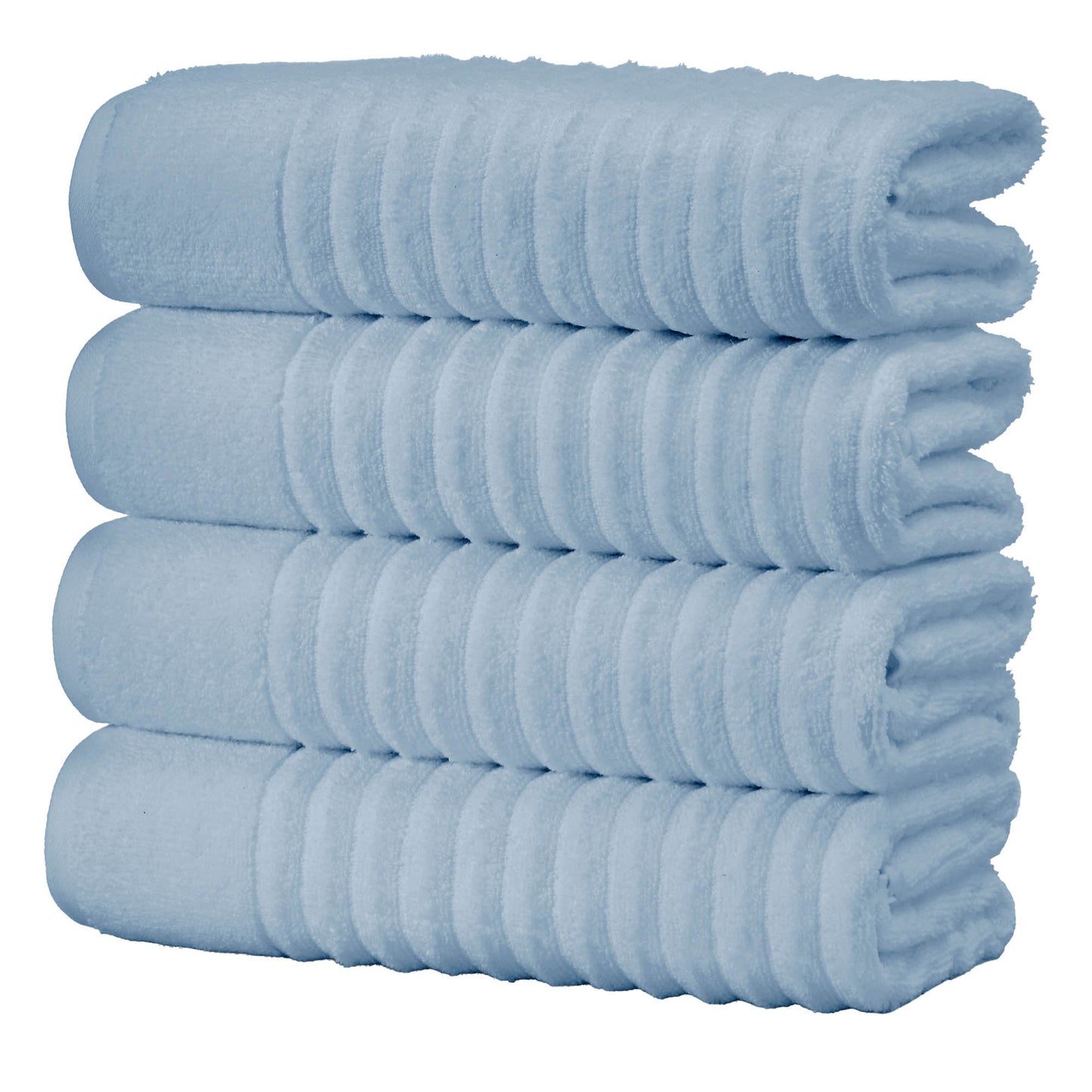 4 Pack Combed Cotton Bath Towels - Karina Collection