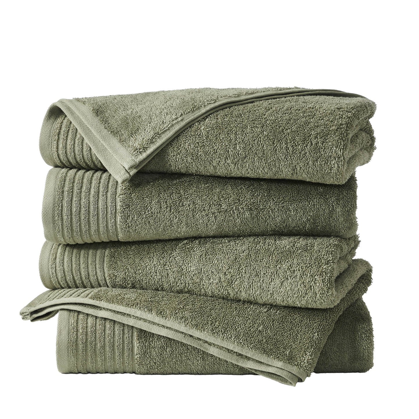 4 Pack Cotton Bath Towels - Kasper Collection