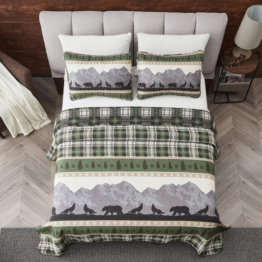 3-Piece Lodge Quilt - Salt Creek Collection