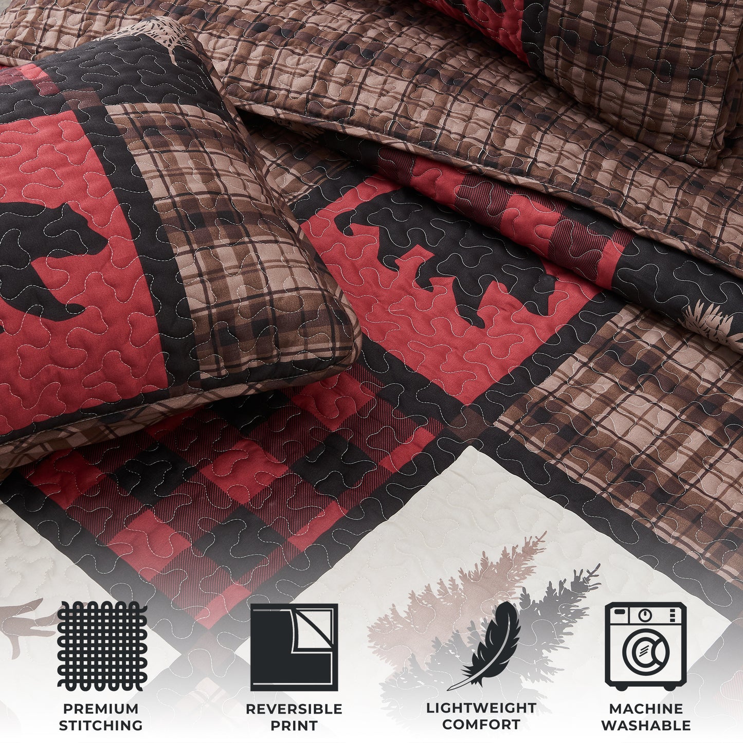 3-Piece Lodge Quilt - Stonehurst Collection