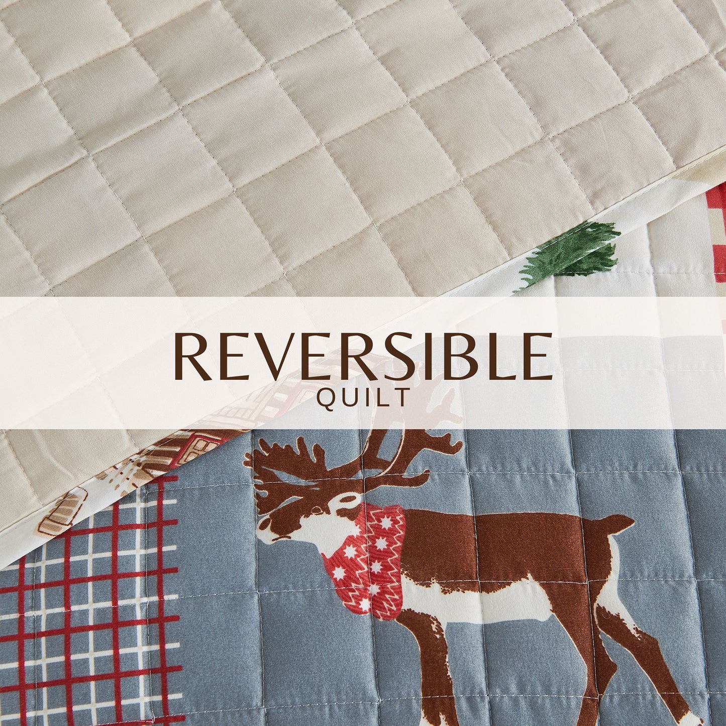 Colorful Holiday Quilt Set - Midnight Magic Collection
