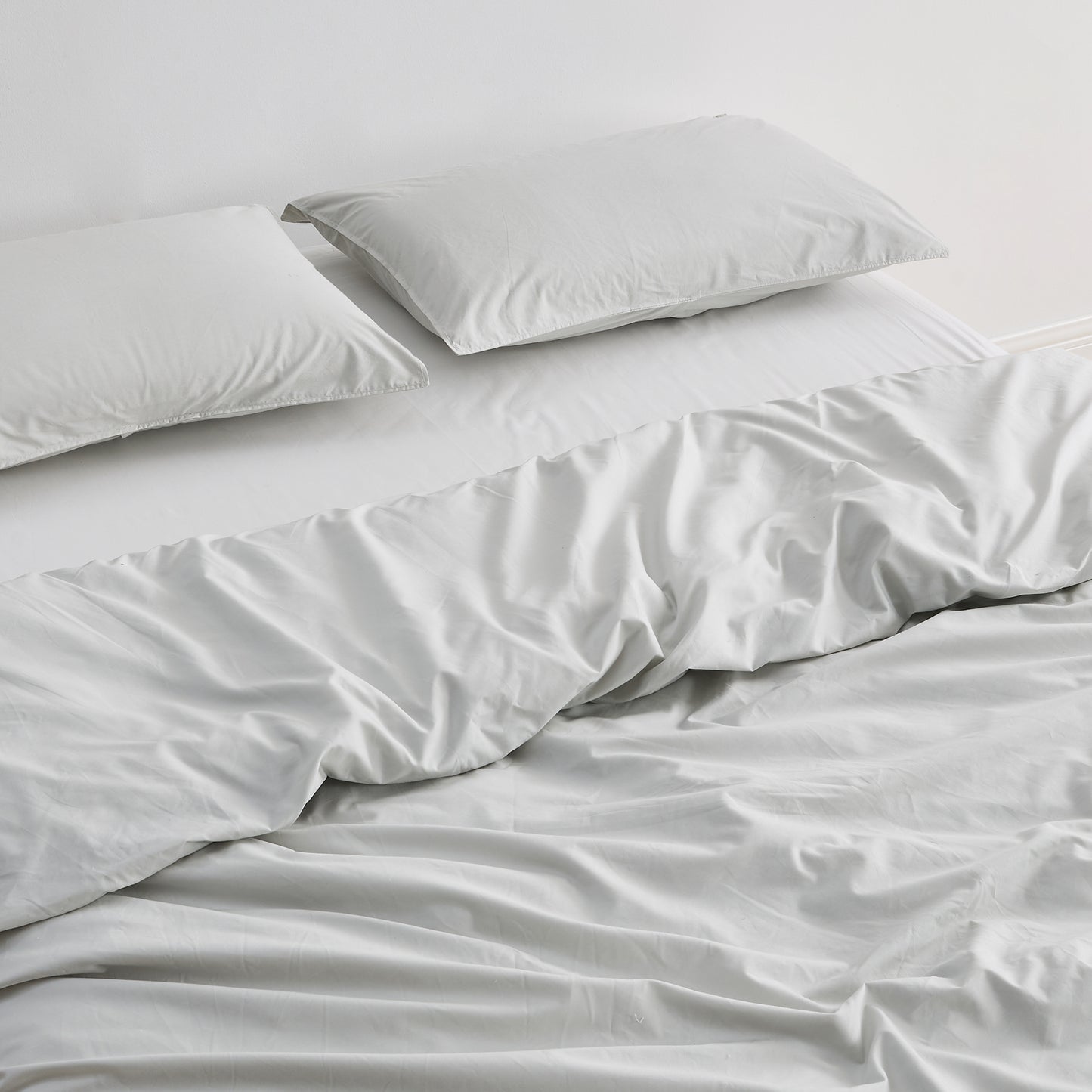 100% Pima Cotton Percale Pillowcase Sham Set
