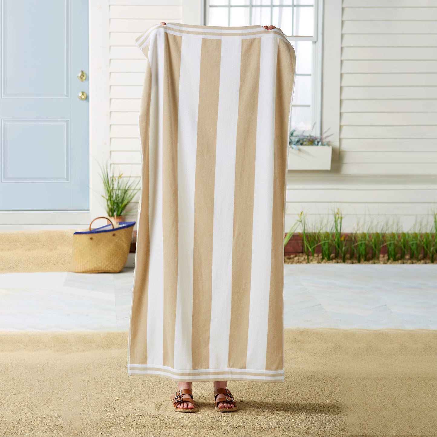 Striped Cabana Beach Towel - Edgartown Collection