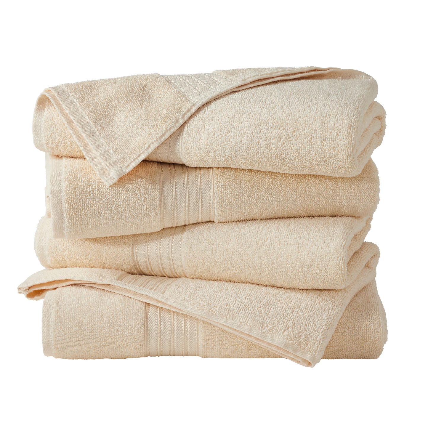 4 Pack Cotton Bath Towels - Cooper Collection